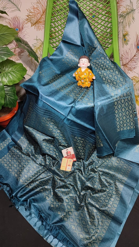 Handwoven Kota Viscose Silk Saree HKV22