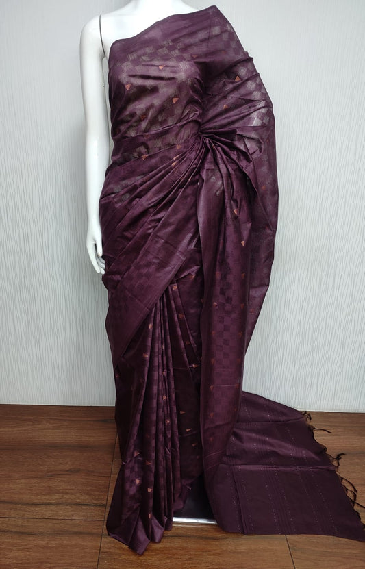 Handwoven Kota Viscose Silk Saree HKV28